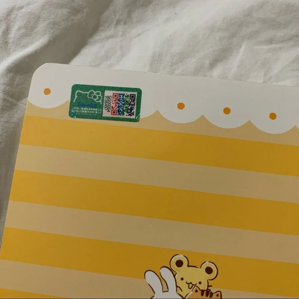 Pompompurin Yellow Medium-Sized Paperback Notebook with Free Sticker Sheet